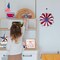 Double-Sided 4th of July Door Sign - 250th Anniversary Patriotic Wooden Wreath Decor - 12" Independence Day Hanging Plaque for Front Door, Window & Porch - Red White & Blue Memorial Day Sign